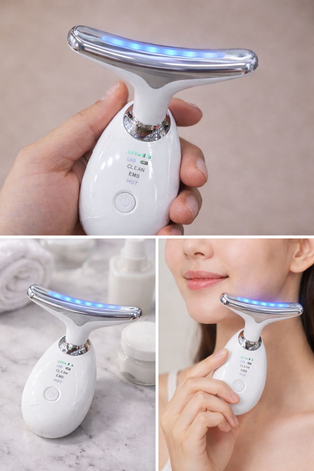 Tonificador facial 3 en 1