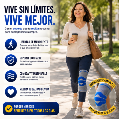 Rodillera deportiva soporte gel